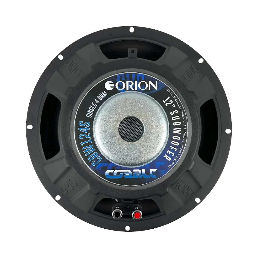 Orion CBW124S 12” Single Voice Coil 4 Ohm Subwoofer | 1600W Cobalt Series Bass - Image 3