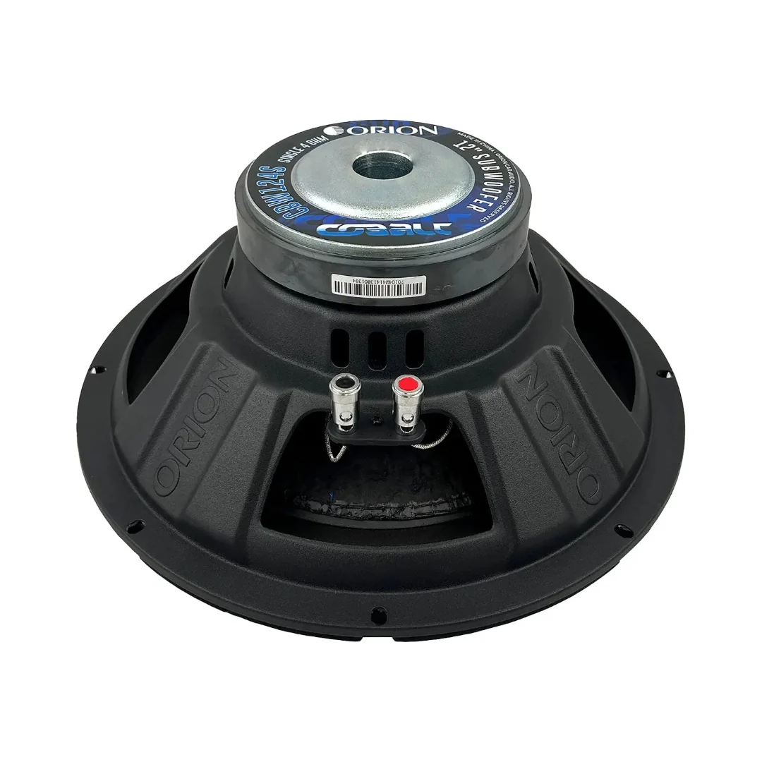 Orion CBW124S 12” Single Voice Coil 4 Ohm Subwoofer | 1600W Cobalt Series Bass - Image 4