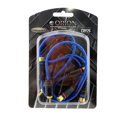 ORION Cobalt CRY2F (1 Foot) RCA Y Adapter 2 RCA Female to 1 RCA Male Stereo Car Audio - Image 2