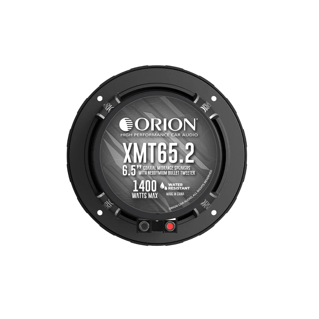 Orion XMT65.2 6.5” Water-Resistant Midrange Coaxial Speakers W/ Grills | 350W RMS 2 Ohm (Pair) - Image 8