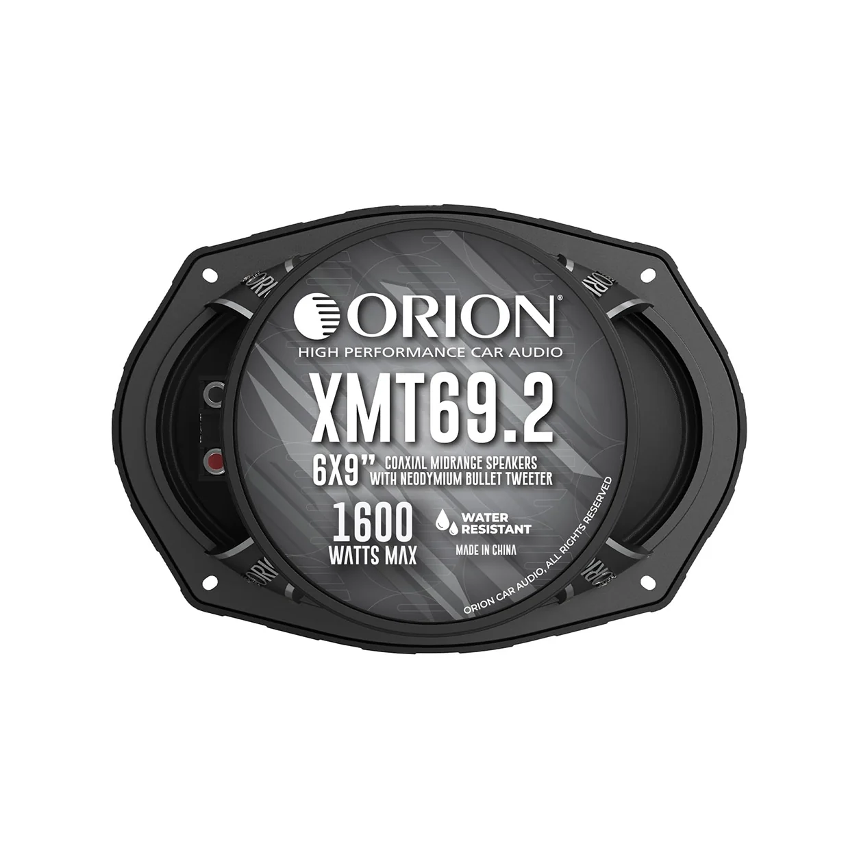 Orion XMT69.2 6x9” Water-Resistant Midrange Coaxial Speakers W/ Grills | 400W RMS 2 Ohm (Pair) - Image 8