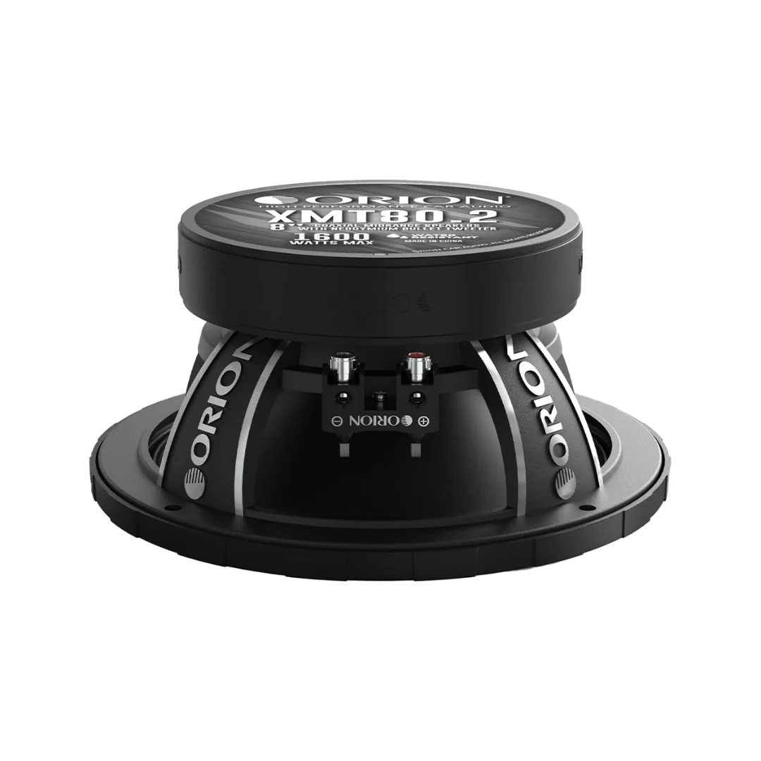 Orion XMT80.2 8” Water-Resistant Midrange Coaxial Speakers W/ Grills | 400W RMS 2 Ohm (Pair) - Image 7