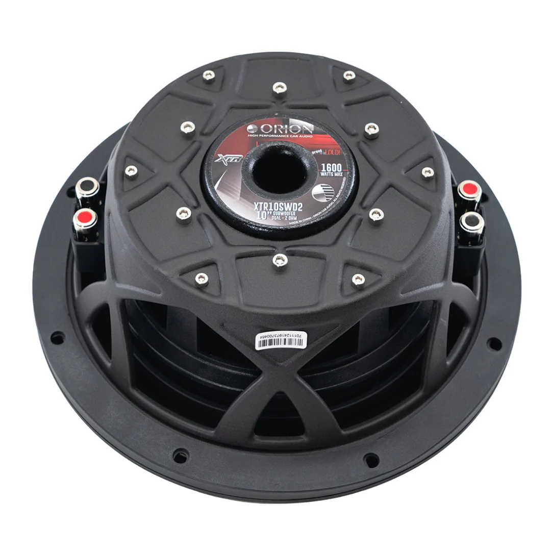 Orion XTR10SWD2 – 10 Inch Dual 2 Ohm Shallow Mount Subwoofer | 400W RMS Bass Power - Image 4