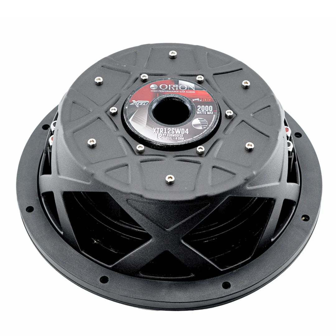 Orion XTR12SWD4 – 12 Inch Dual 4 Ohm Shallow Mount Subwoofer | 500W RMS Bass Power - Image 4